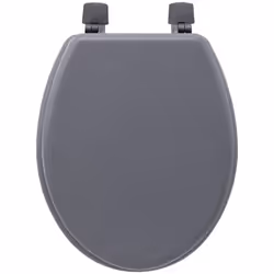 Abattant wc "colorama" gris en bois laqué - 5 five simply smart. Couleur : Gris. Matière principale : Hdf. Longueur : 48.00 c ...
