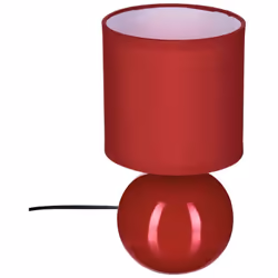 Réveillez votre intérieur avec une note vitaminée et rafraîchissante grâce à la lampe boule en céramique "Timeo" Atmosphera. ...