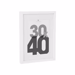 Cadre photo blanc 30x40