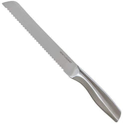 Couteau à Pain en Acier Inoxydable Secret de Gourmet, Longueur 21 cm