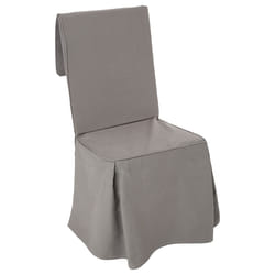 Housse de chaise grise
