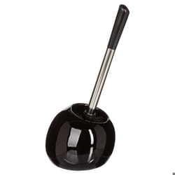 Brosse Wc En Céramique Noire Brillante Avec Support – Colorama Noir – 5five
