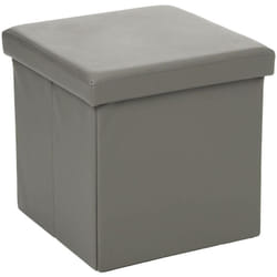 Atmosphera - Pouf pliant gris créateur d'intérieur