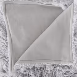 Plaid Long  Imitation Fourrure  120x160cm Gris