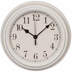 1 Horloge Murale Style Retro, Ø22cm couleur suivant arrivage