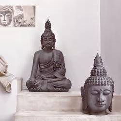 Statuette Bouddha assis H106cm