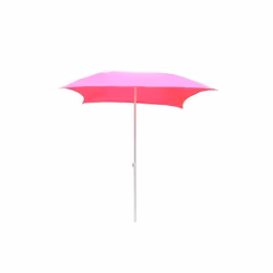 Parasol de plage carré rose 180cm - Helenie