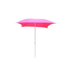 Parasol de plage carré rose 180cm - Helenie