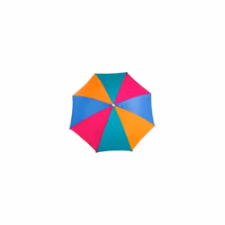 Parasol de plage rond Porto - D180 cm - Modèle aléatoire