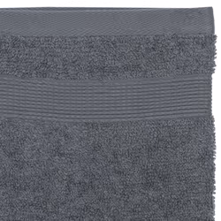 Lot de 2 Gants de Toilette  Confort  15x21cm Gris Anthracite