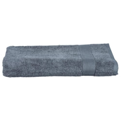 Drap de bain gris foncé 100X150