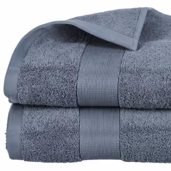 Drap de bain gris foncé 100X150