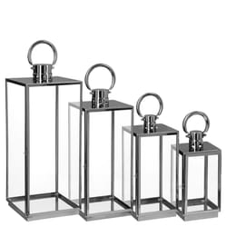 Lot De 4 Lanternes Rectangles Extérieures