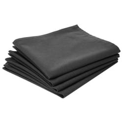 Lot de 4 Serviettes de Table  Coton  40cm Gris Foncé