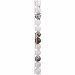 Décorez facilement et en toute sérénité votre sapin de Noël avec ce kit de décoration comprenant des boules de Noël de trois ...
