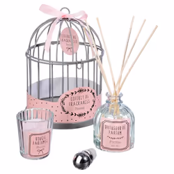 Coffret Cage Et Diffuseur Et Bougie D14 Cm