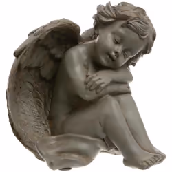 Faites entrer de la douceur dans votre intérieur avec cette statuette "Ange" assis Atmosphera ! Elle trouvera sa place dans u ...