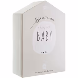 Cadeau de choix, le coffret de naissance "Maison du Bonheur" Atmosphera for kids vous permettra de conserver intactes les pré ...
