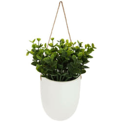 Atmosphera - Plante artificielle à suspendre pot céramique H20cm créateur d'intérieur