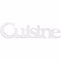Sticker miroir plaque - Atmosphera createur d'interieur. Couleur : Cuisine. Matière principale : Acrylique. Longueur : 32.00 ...