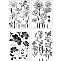 Atmosphera - Sticker en relief fleurs créateur d'intérieur