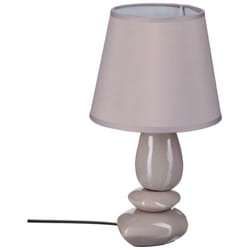 Atmosphera - Lampe Luis céramique H30cm créateur d'intérieur