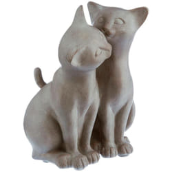 Atmosphera - Statuette couple chats H17cm créateur d'intérieur