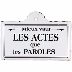 Adoptez la plaque Atmosphera ! Très authentique, elle apportera beaucoup de cachet à un intérieur rétro. Un esprit brocante R ...