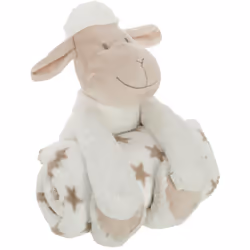 Besoin de douceur ? Tout en tendresse, le plaid avec peluche Atmosphera for kids est l'accessoire rêvé pour parfaire la déco  ...