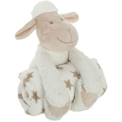Plaid peluche Mouton 75x100cm - Atmosphera créateur d'intérieur