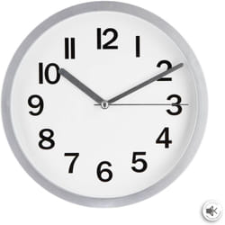 Atmosphera - Horloge Loly en plastique D22cm créateur d'intérieur