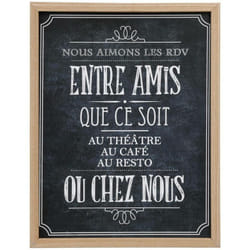 Atmosphera - Cadre déco Bistrot 24x31cm créateur d'intérieur