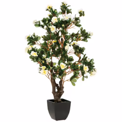 Description générale Apportez une touche de nature à votre intérieur avec cette plante artificielle Azalée en pot de la marqu ...