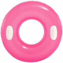 Bouée géante à poignées d76 - Intex. Couleur : Rose. Matière principale : Pvc_. Longueur : 76.00 cm. Largeur : 76.00 cm. Haut ...