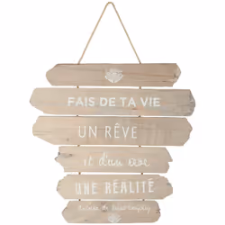 Si vous avez envie de bien-être et de sérénité dans votre vie de tous les jours, misez sur cette déco murale Atmosphera. Elle ...