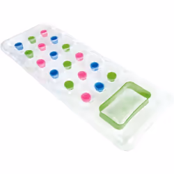 Matelas transparent 188x71 - Intex. Couleur : Vert. Matière principale : Pvc_. Longueur : 188.00 cm. Largeur : 71.00 cm. Haut ...