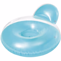 Fauteuil gonflable 137x122 - Intex. Couleur : Bleu. Matière principale : Pvc_. Longueur : 137.00 cm. Largeur : 122.00 cm. Hau ...