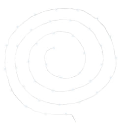 Guirlande Lumineuse  40 Led Blanc  395cm Chrome