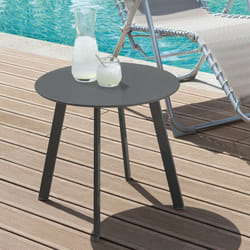 Table basse Saona d 50 cm graphite Hespéride