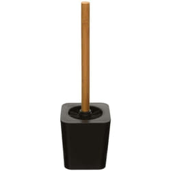 Brosse wc Style moderne Noir 11x11x37 cm
