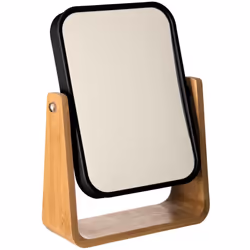 Miroir 16x22cm bambou "naturéo" noir - 5 five simply smart. Couleur : Noir. Matière principale : Verre. Longueur : 16.00 cm.  ...