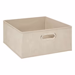 5five - panier tissu 31x15cm mix n modul beige chiné