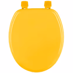 Abattant wc "colorama" jaune en bois laqué - 5 five simply smart. Couleur : Jaune. Matière principale : Hdf. Longueur : 48.00 ...