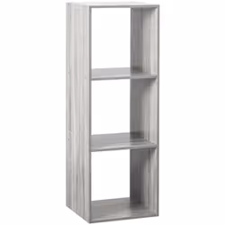 Description générale L'Étagère 3 cases Mix'n'modul en chêne gris de la marque 5Five® est une solution de rangement élégante e ...