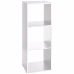 Description générale Cette étagère en bois blanc est une solution de rangement élégante et fonctionnelle, idéale pour organis ...