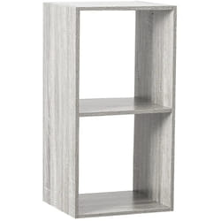 Five - tagère 2 cases mix n modul effet chêne gris - 5