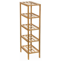 Five - Etagère étroite salle bain Varia naturel bambou H77 cm