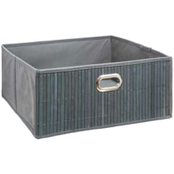 Five - Boîte de rangement design en bambou et tissu Mix'n modul