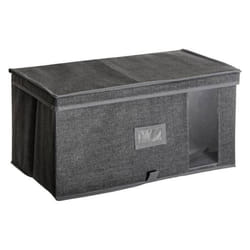 Boîte de rangement Five - Gris Chiné - L50xP30xH25 - Carton et polypropylène