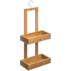 Serviteur de douche 2 niveaux bambou - 5 five simply smart. Couleur : Bambou. Matière principale : Bambou. Longueur : 26.00 c ...